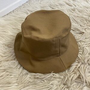 Pair Up Tan Canvas Handmade Artisan Deadstock Fabric Bucket Hat